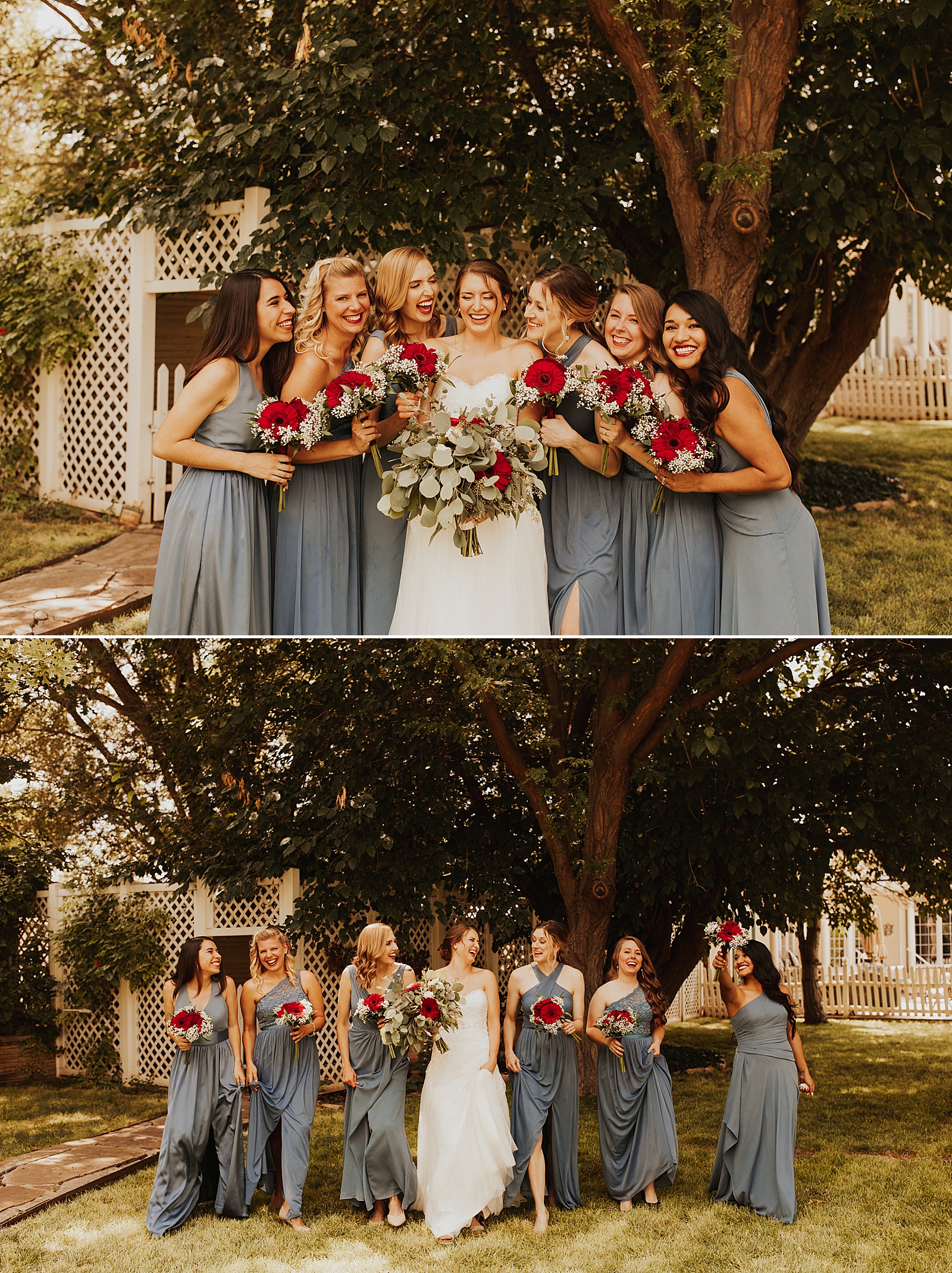 A bridemaids photo at Country Home Weddings in Canyon, TX.