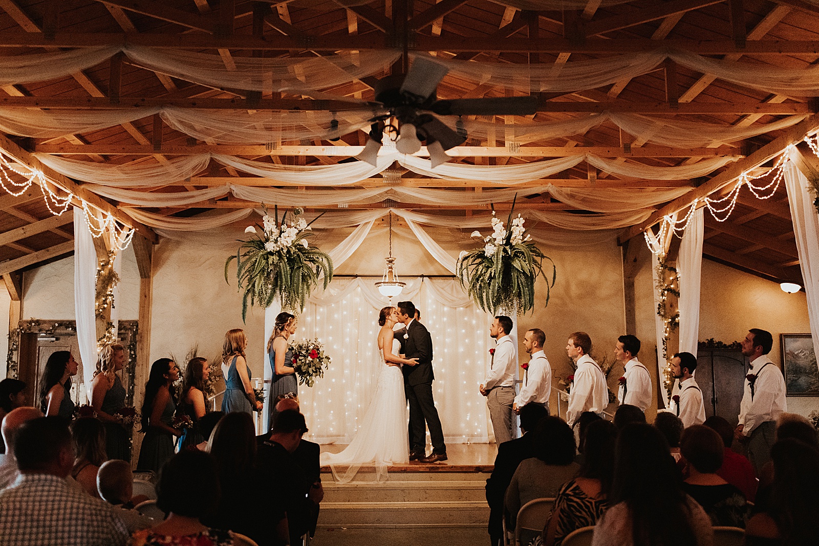 A ceremony photo at Country Home Weddings in Canyon, TX.