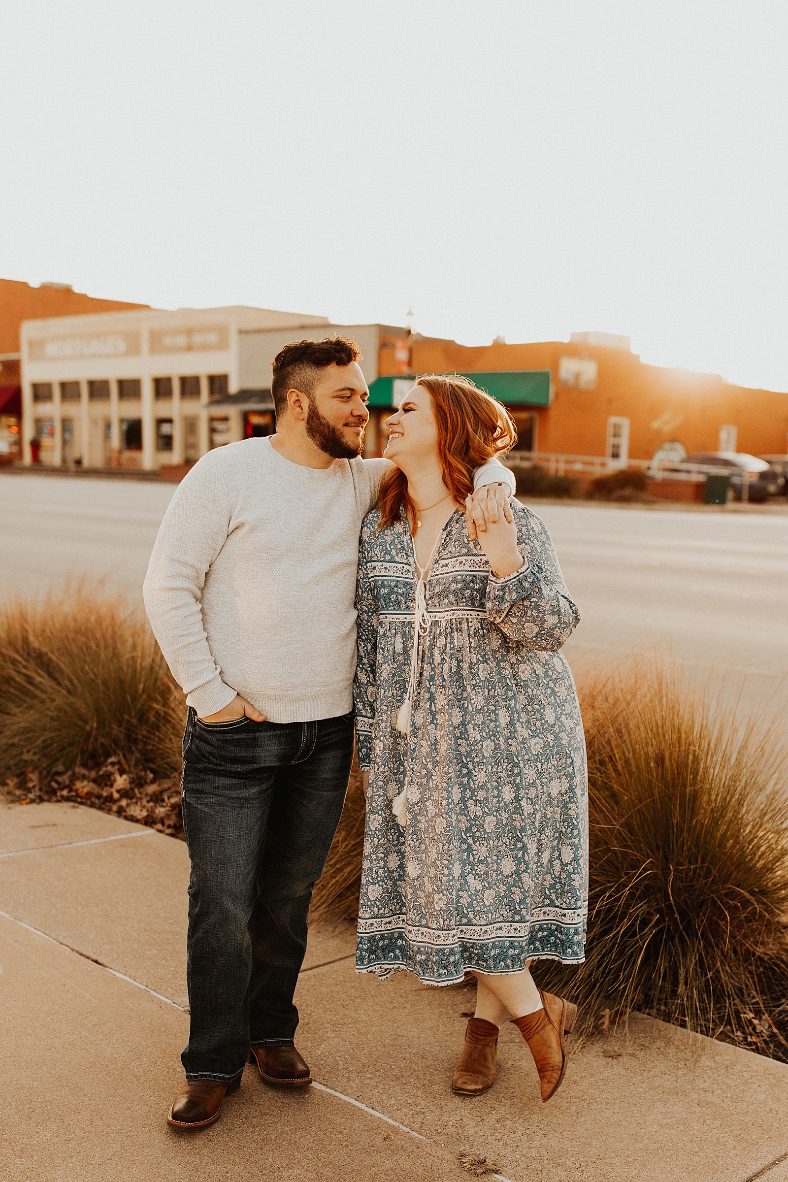 Samantha and Tony had the sweetest, cozy in home engagement session in Dallas, TX.