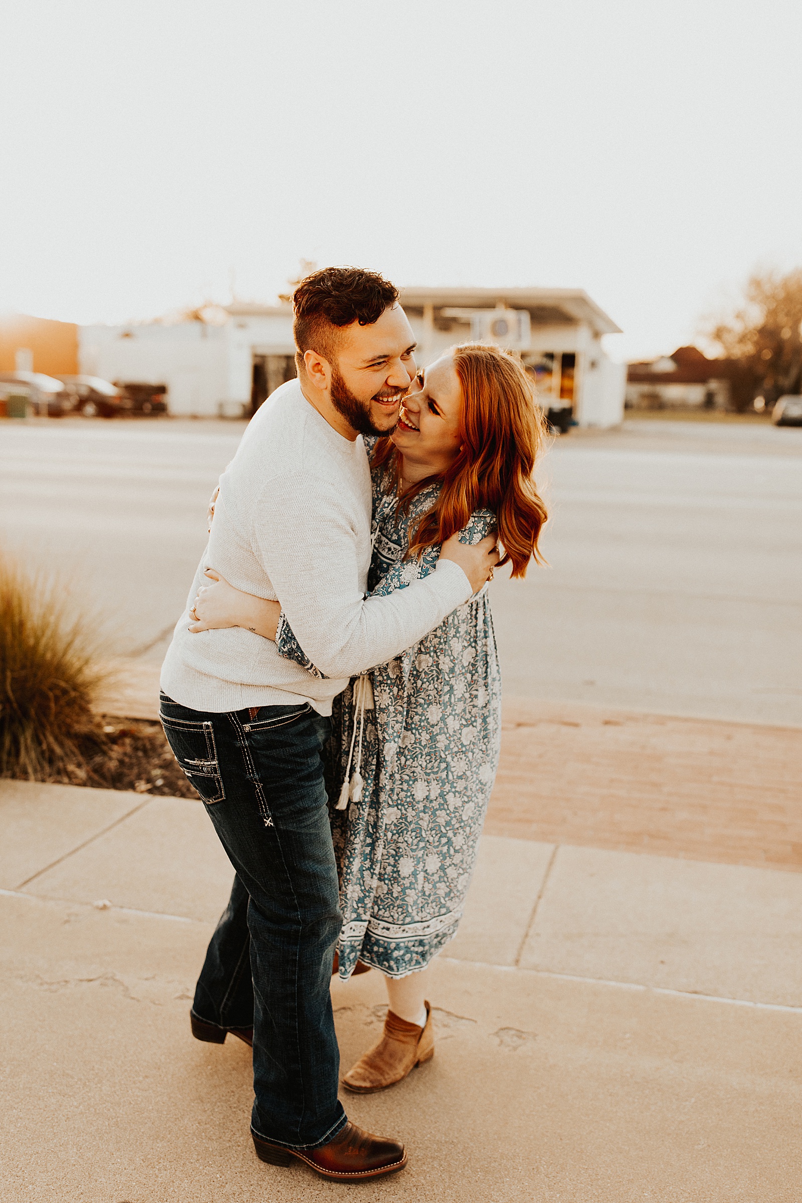 Samantha and Tony had the sweetest, cozy in home engagement session in Dallas, TX.