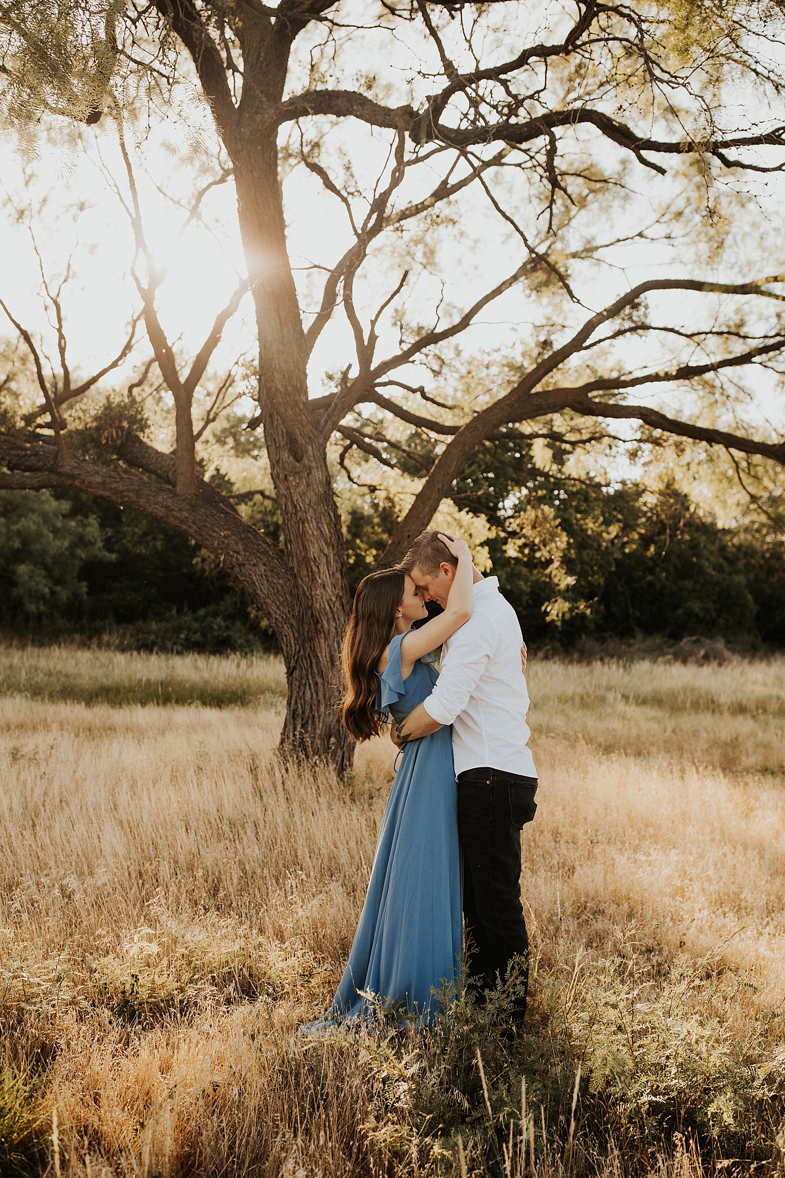 This Abilene TX engagement session actually includes the sweetest proposal!