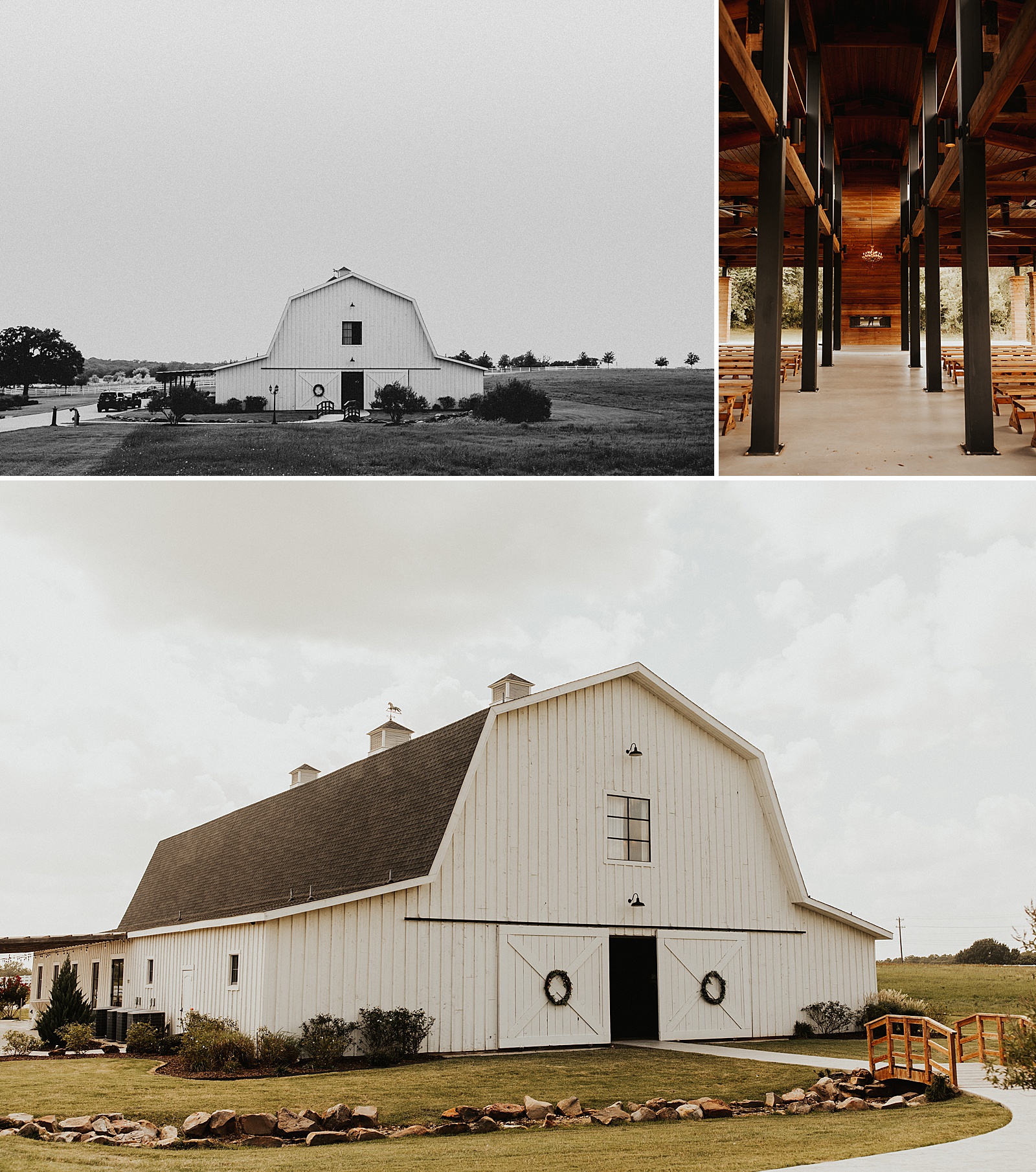 Photos of the beautiful Morgan Creek Barn Wedding Venue in Dallas, TX.