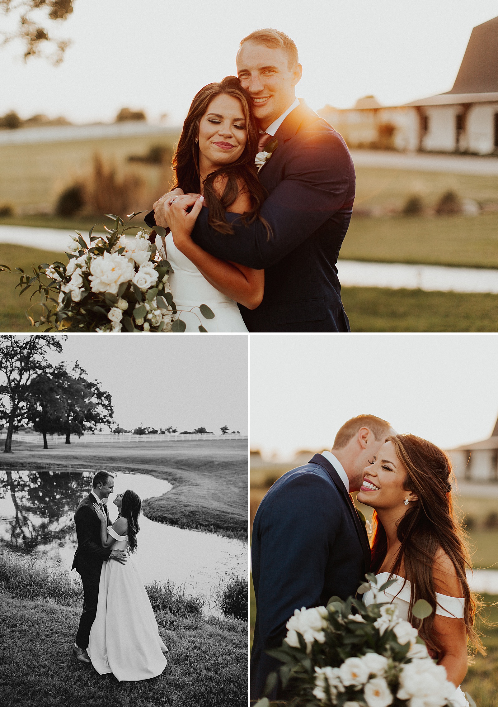 Such a sweet couple that got married at the Morgan Creek Barn wedding venue in the Dallas, TX area. 
