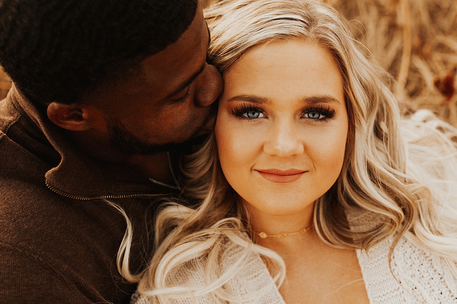 Playful fall engagement pictures in Abilene, TX.